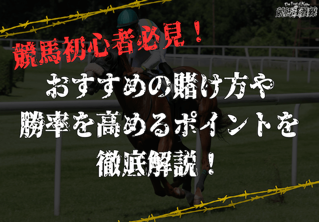 【競馬初心者必見】おすすめの賭け方や勝率を高めるポイントを徹底解説！