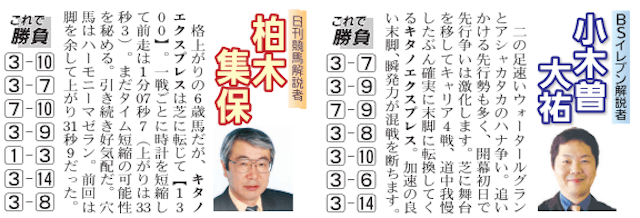 日刊競馬　競馬新聞画像6