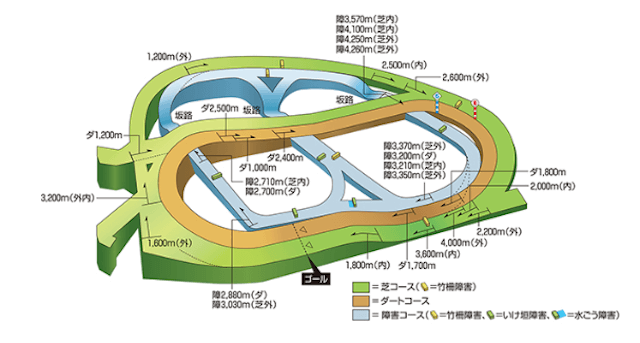 中山競馬場　コース概要