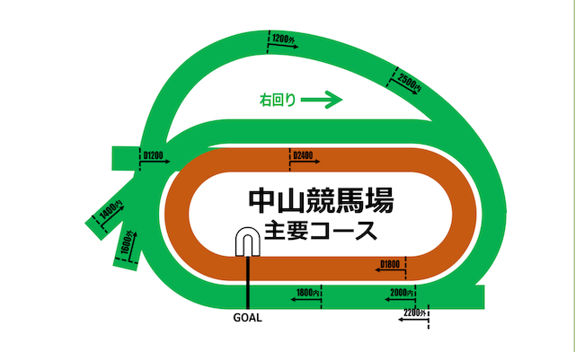 中山競馬場ダートコース