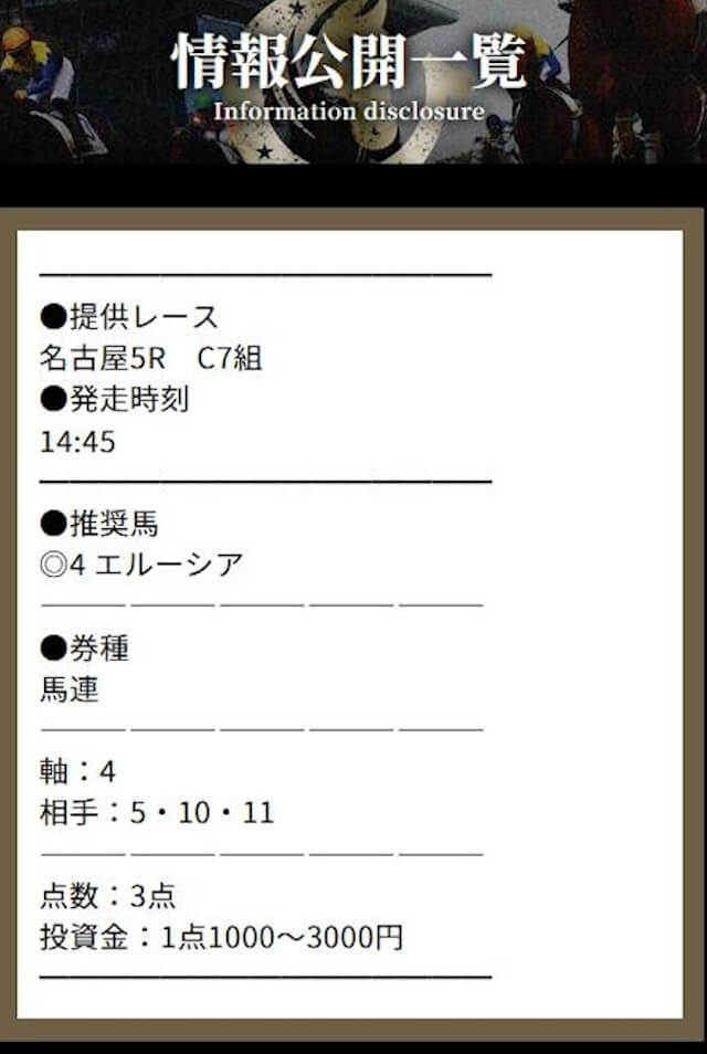 競馬プロフェッショナル　8/8の無料予想