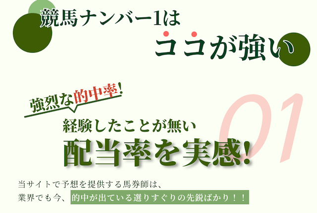 競馬ナンバー1　特徴