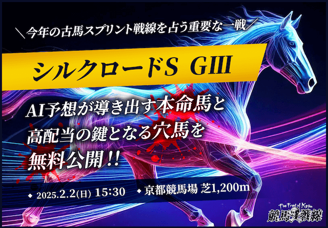 シルクロードステークスai予想　アイキャッチ